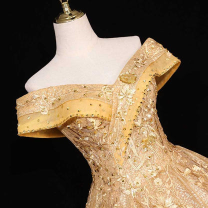 Quinceanera Dress Lace Appliques Off The Shoulder Ball Gowns