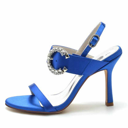 Women's Open Toe Buckle Sandals 3.74" Dress Shoes