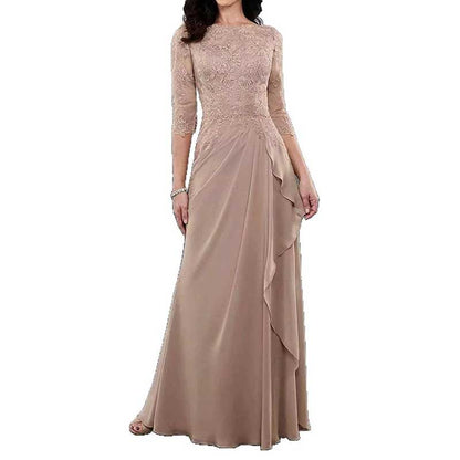 Mother of The Bride Dresses Long Sleeve Lace Event Dresses