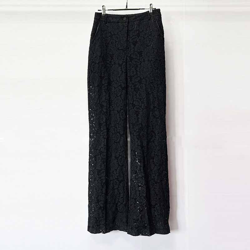 One Button Pantsuit Lace Wedding Sut Slim Fit Formal Set
