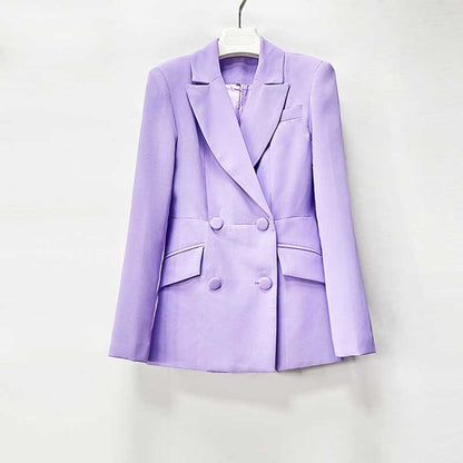 Wide Leg Pantsuit Lavender Formal Event Suit