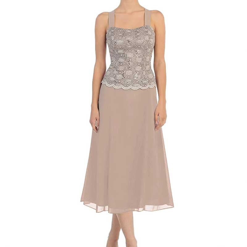Long Sleeve Mother of The Bride Outfit Lace Jacket Wedding Skirt Suit