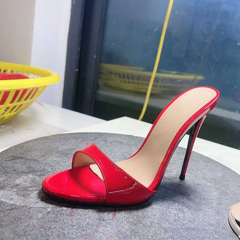 Backless Heels Pointed Toe Slip-on Mules Sandals
