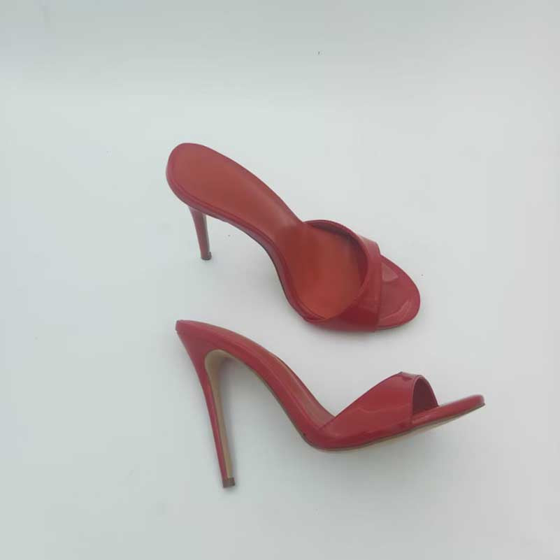 Backless Heels Pointed Toe Slip-on Mules Sandals