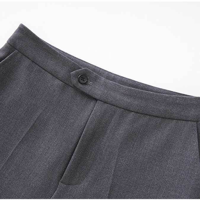 Women's Black & Grey One-Button Pantsuit | Formal Event Suit