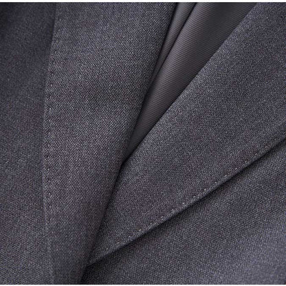 Women's Black & Grey One-Button Pantsuit | Formal Event Suit