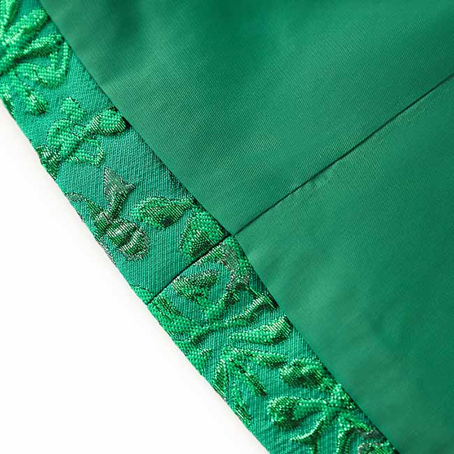 3D Embroidered Pantsuit Formal Stage Performance Event Suit Green