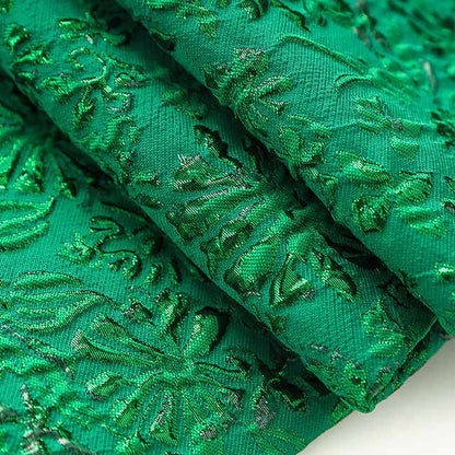 3D Embroidered Pantsuit Formal Stage Performance Event Suit Green