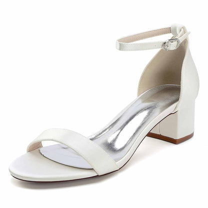 Chunky Heel Dress Shoes Classic Dress Sandals Wedding Prom Shoes