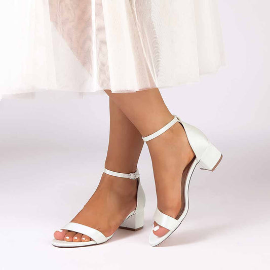 Chunky Heel Dress Shoes Classic Dress Sandals Wedding Prom Shoes