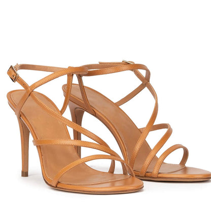 High Heeled Strappy Stiletto Sandals