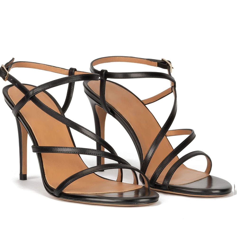 High Heeled Strappy Stiletto Sandals