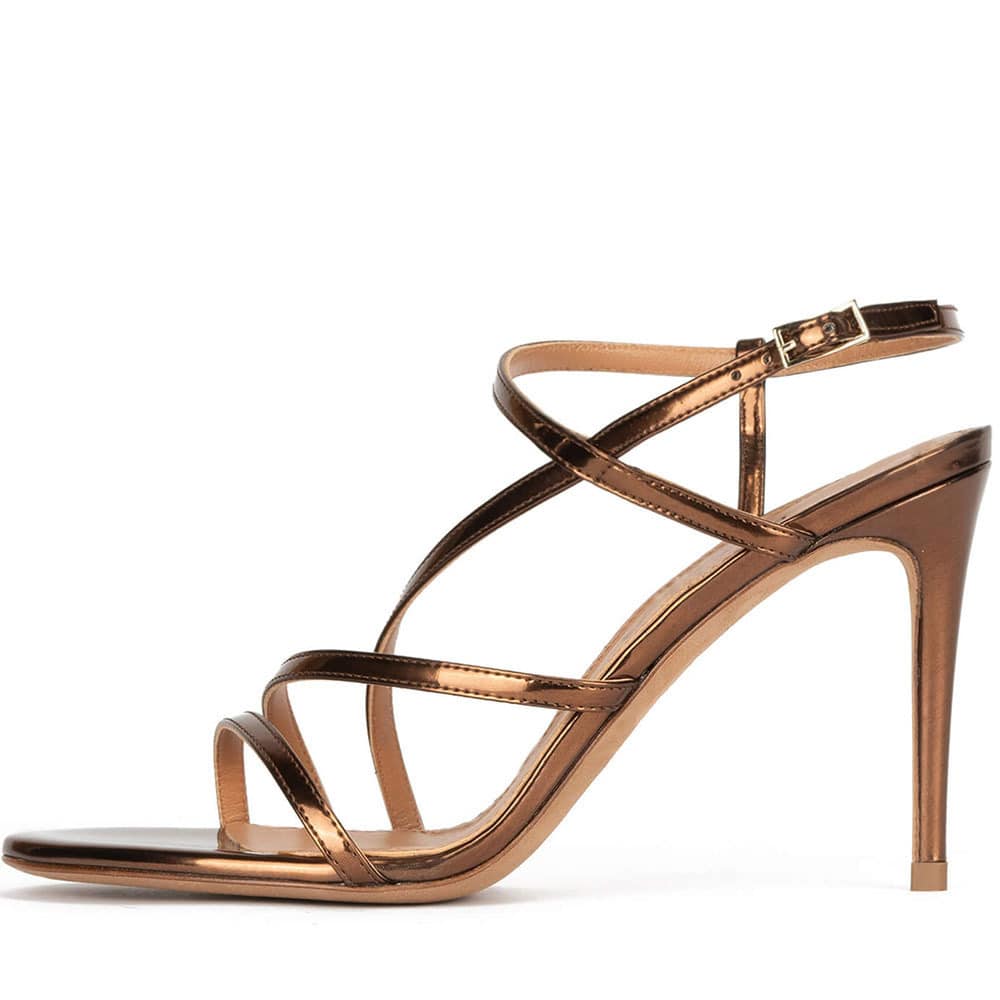 High Heeled Strappy Stiletto Sandals