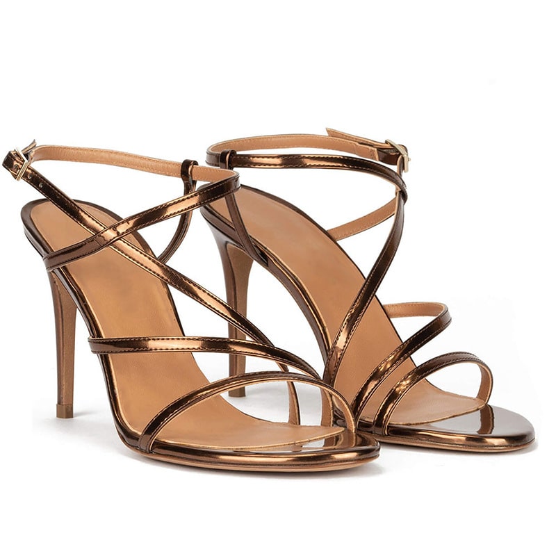 High Heeled Strappy Stiletto Sandals
