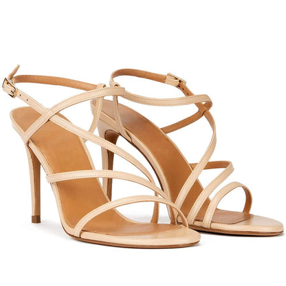 High Heeled Strappy Stiletto Sandals