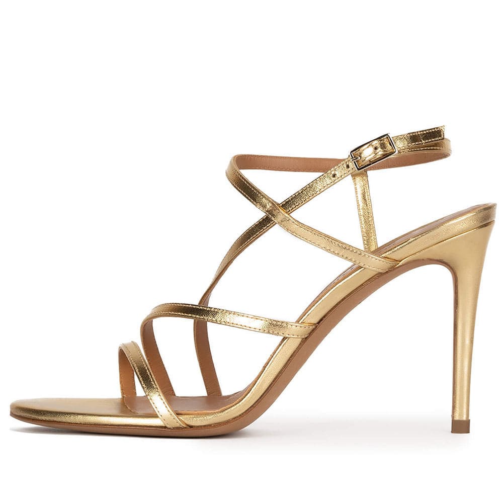 High Heeled Strappy Stiletto Sandals